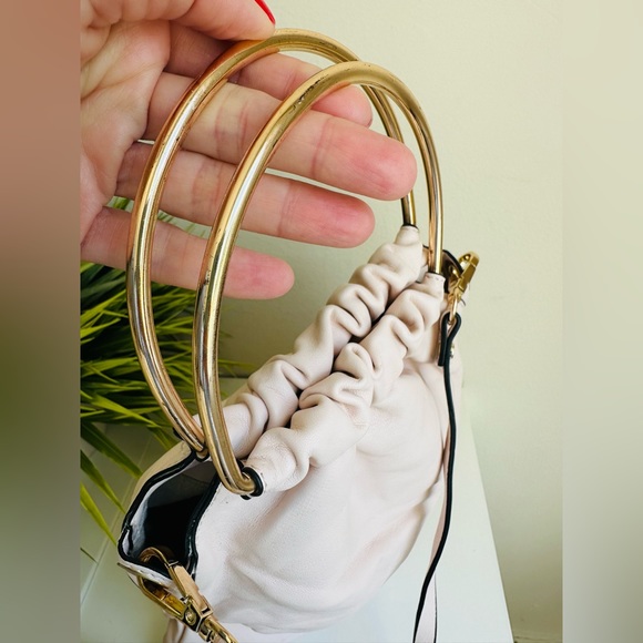 Zara | Ring handle pink shoulder bag - Picture 5 of 12